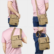 Eddie | Canvas Compact Crossbody Shoulder Bag