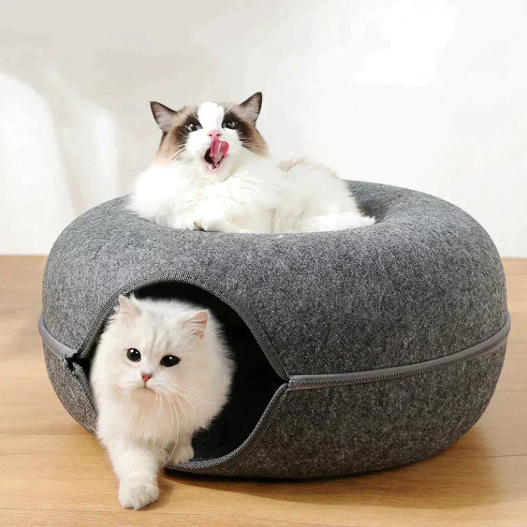 Luxury cat bed and playhouse - Whiskernest