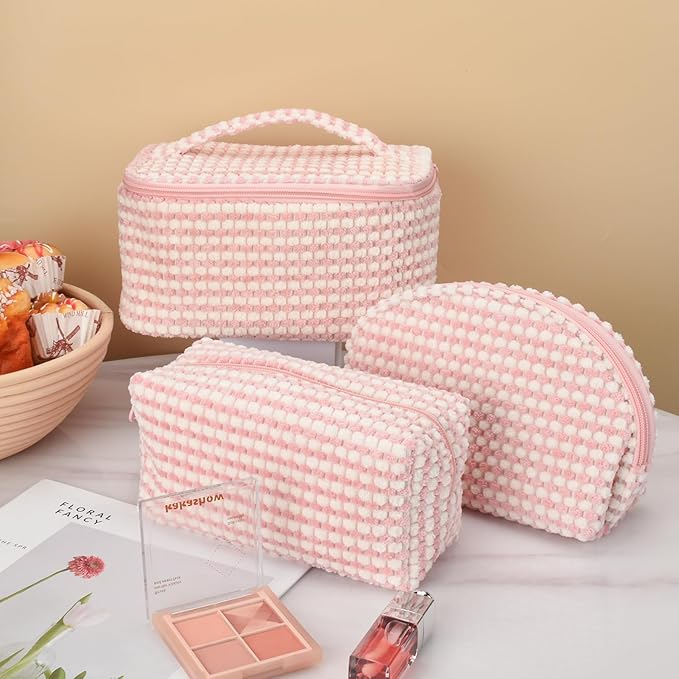 Emily | Stylish and Versatile Soft Cordura Cosmetic Bag Set