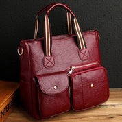 Janice | Multi-Pocket Stylish Tote Bag with Adjustable Strap