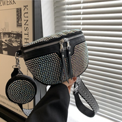 Emily | Stylish Rhinestone Crossbody and Waist Bag for Trendy Outfits