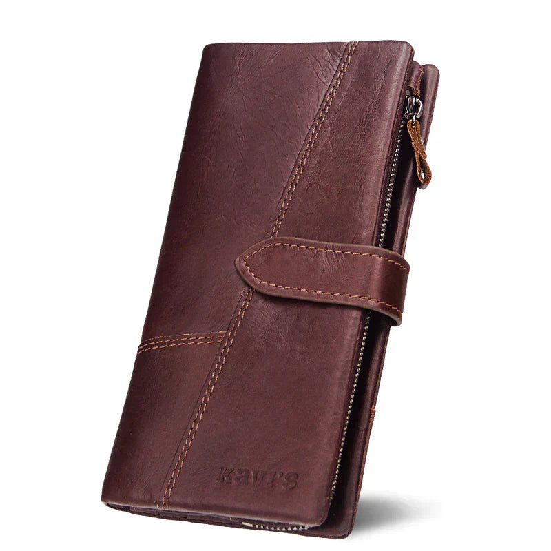 Berkley | RFID-Safe Vintage Leather Travel Wallet
