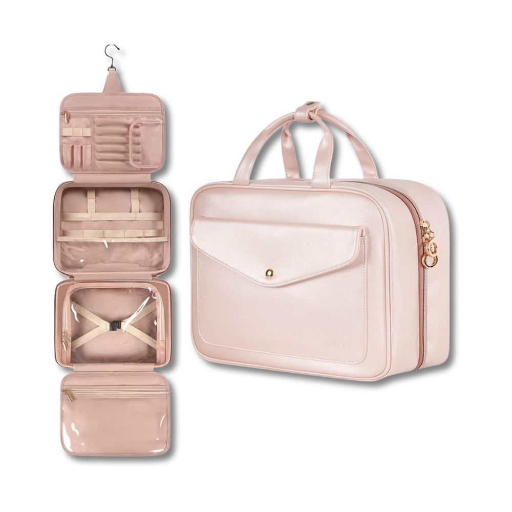 Samira | Versatile hanging toiletry bag with multiple compartments