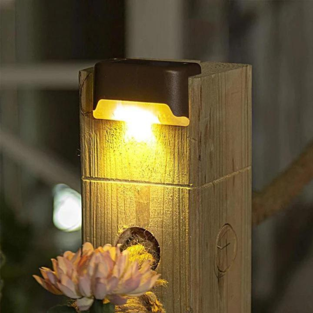 Solar Lights Outdoor - Weatherproof LED Wall Lamp for Driveways & Pathways-4