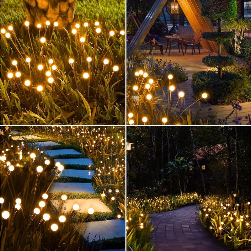 Elegant Solar Garden Lights - Energy-Saving Wireless Outdoor Lights-4