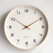 Modern wooden wall clock - sleek minimalist design