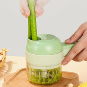 Greentech vegetable cutter | The vegetable size 4 out of 1 electrically rechargeable-3
