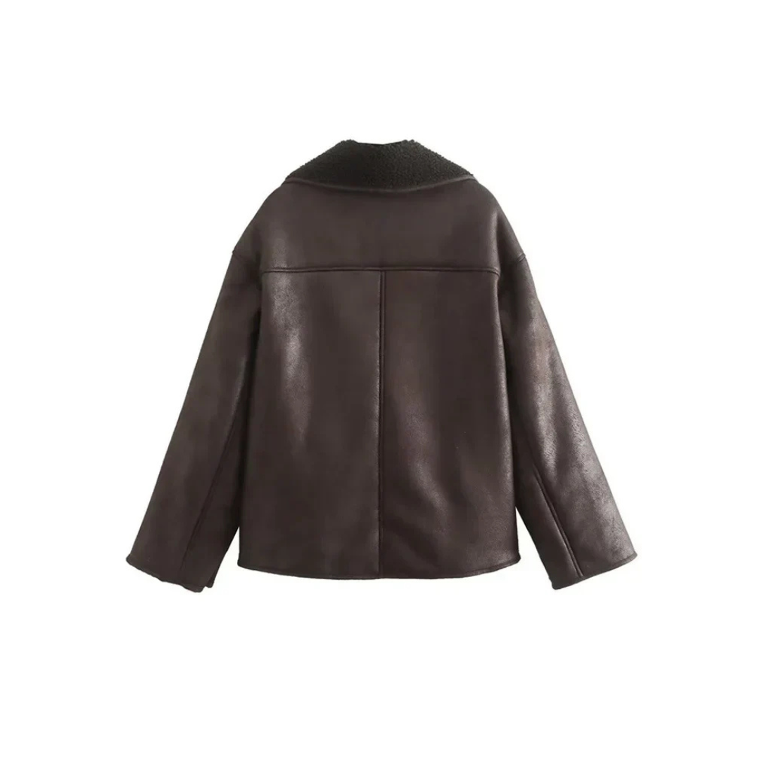 Olisia | Women's warm long arm jacket | winter-3