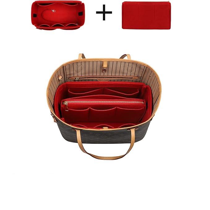 Kimber | Felt Insert Cosmetic Makeup Bag Travel Organizer