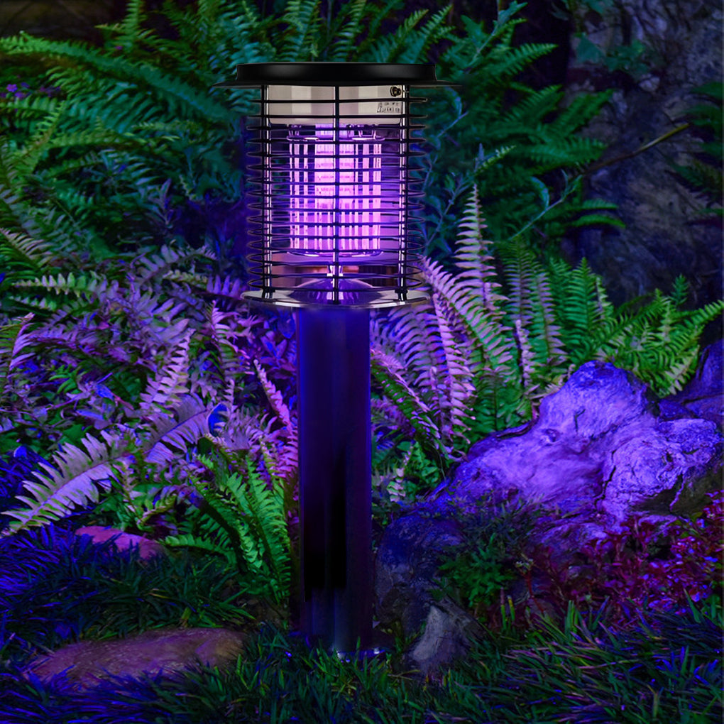 Solar & USB Rechargeable Waterproof Mosquito Killer Lamp & Bug Zapper-3