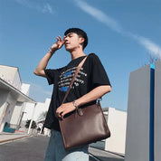 Joshua  | Stylish Multi-Compartment Sling Bag for Daily Business and Travel Use