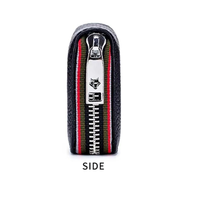 Maisy | RFID-blocking zip-up travel wallet made of faux leather