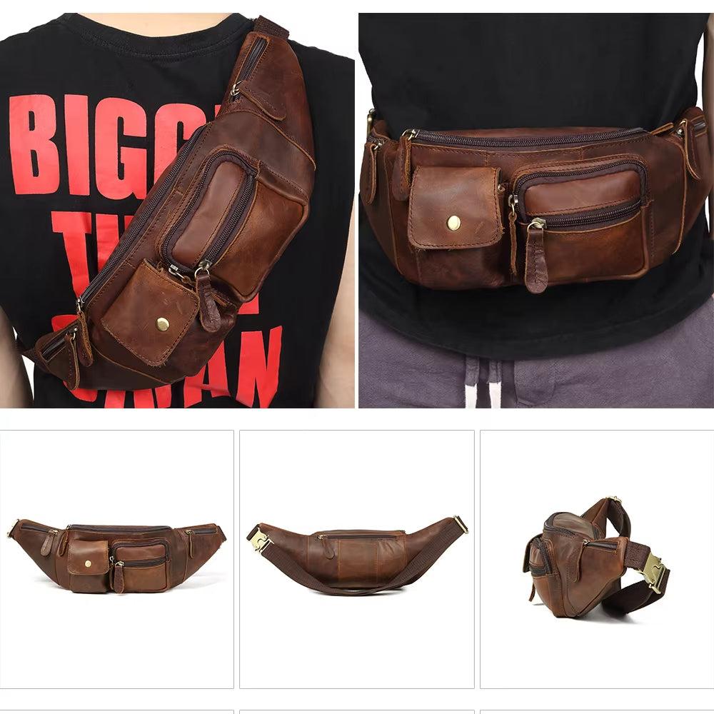 Mike | Exquisite Multi-Pocket Waist Bag for Hands-Free Convenience