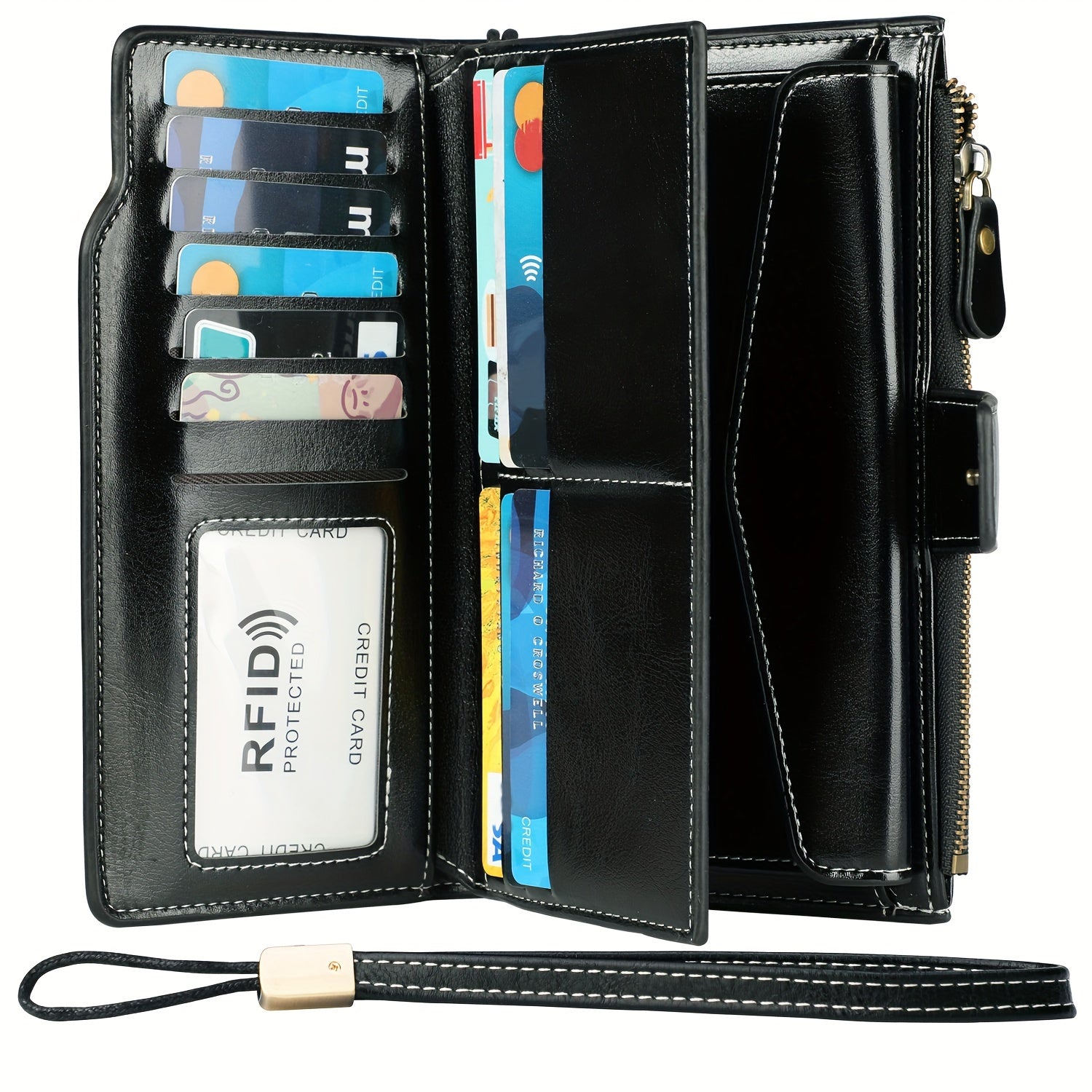 Dulce | RFID-Safe Travel Bag | Multiple Compartment Vintage Clutch