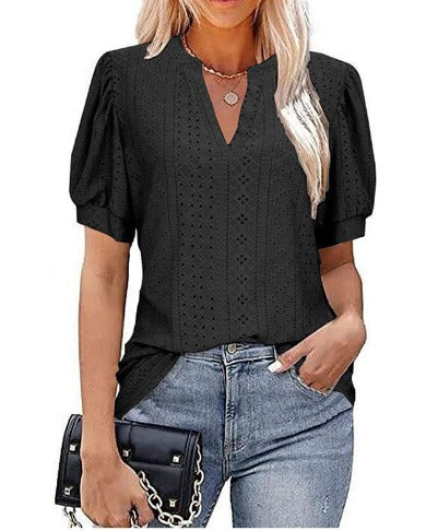 Lesley | Elegant Top Short Sleeved Women