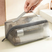 Mila | Spacious Travel Toilet Bag Made of Mesh Material