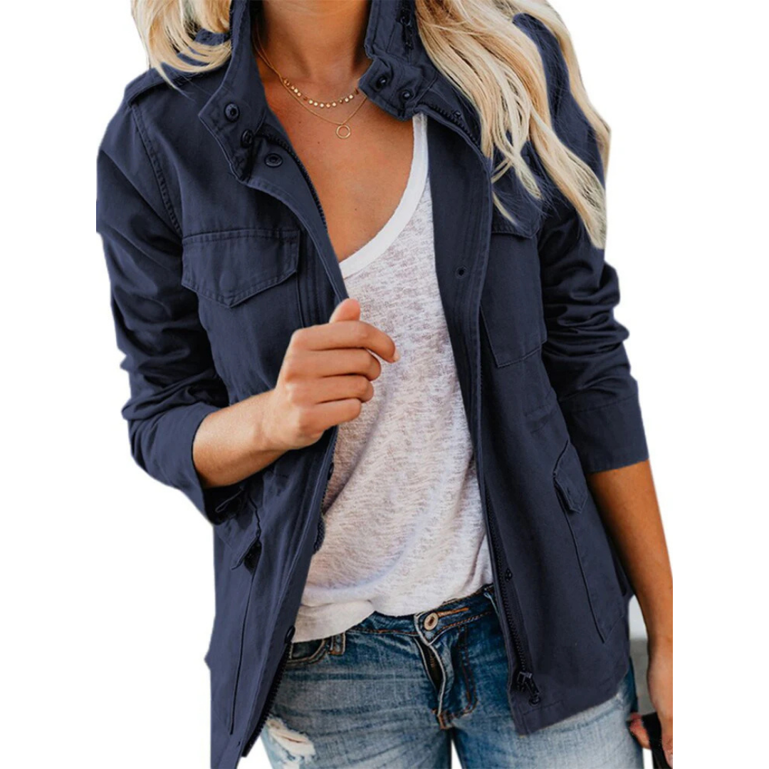Women's zipper casual jacket | Stylish-5