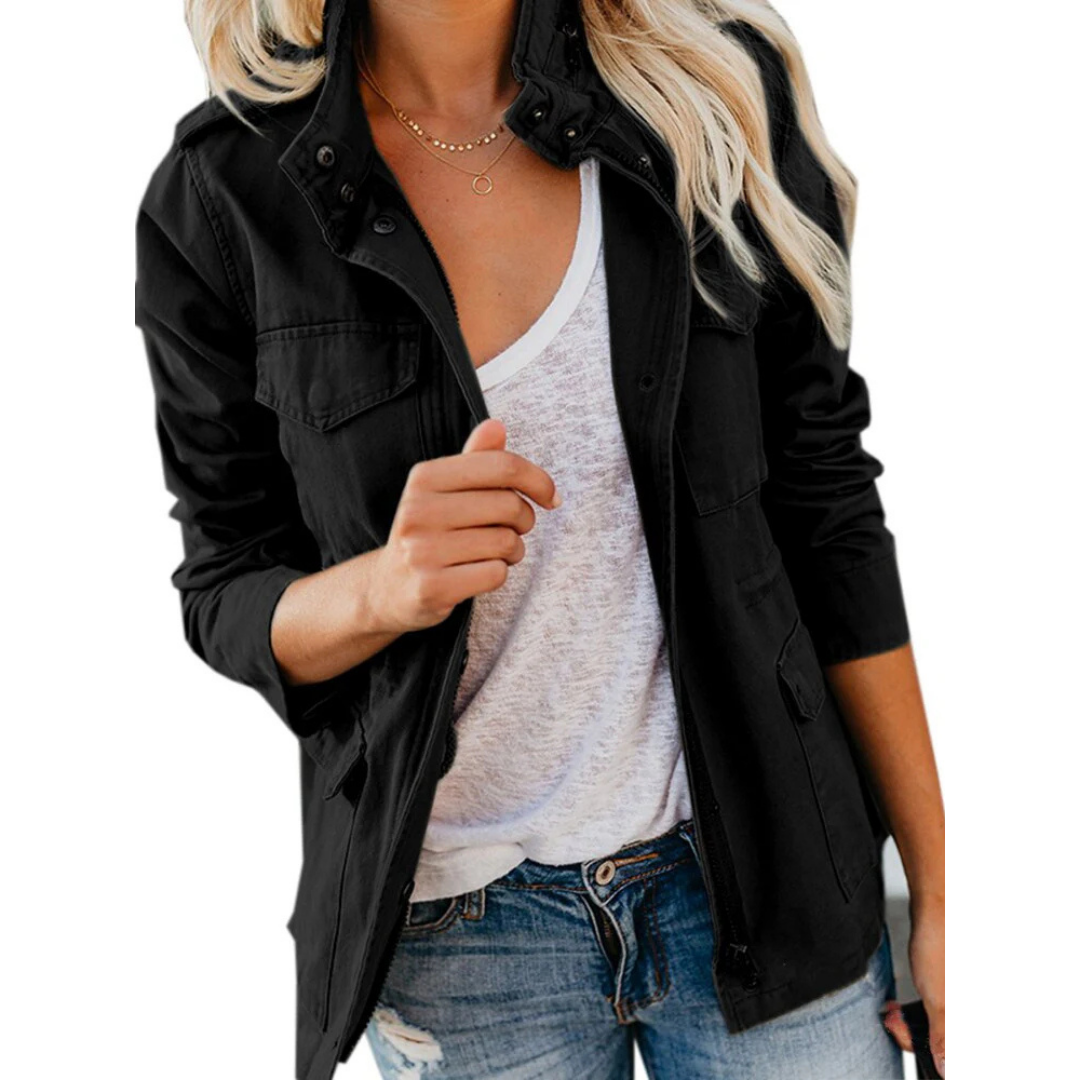 Women's zipper casual jacket | Stylish-6