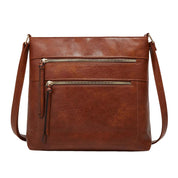 Kristina | Sleek Crossbody Bag with Dual Zipper Pockets