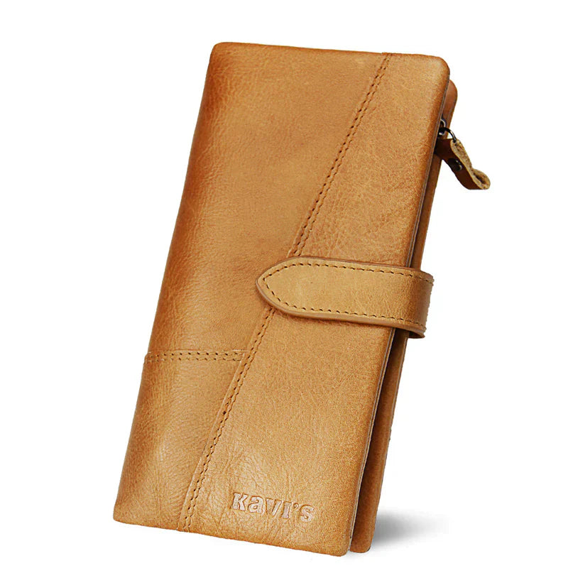 Berkley | RFID-Safe Vintage Leather Travel Wallet
