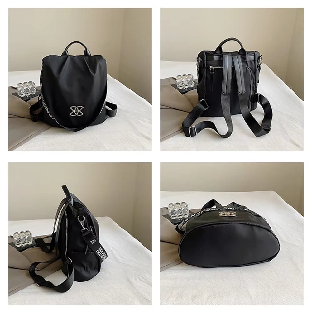 Olivia | Stylish Convertible Nylon Backpack for Everyday Use