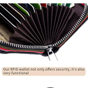 Maisy | RFID-blocking zip-up travel wallet made of faux leather