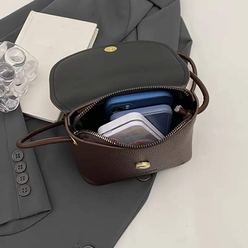 Elsa | Mini Crossbody Bag with Braided Strap Accent