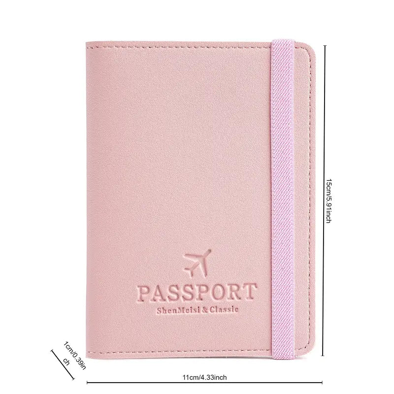 Linda | RFID-blocking Passport Card Holder Travel Wallet