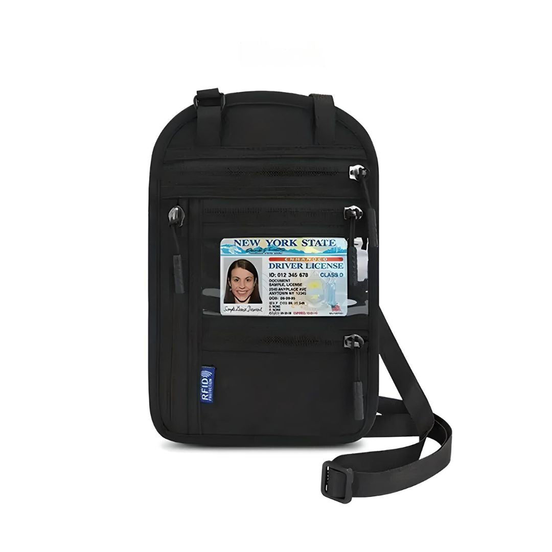 Zaylee | RFID-blocking travel neck wallet