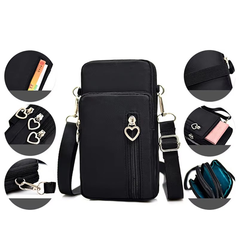Solenn | Compact Crossbody Bag with Modern Charm