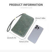 Valery | RFID-blocking passport holder with shoulder strap