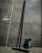 Sanitary deluxe telescopic shower wiper-comfortable and efficient cleaning without stooping