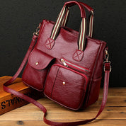 Janice | Multi-Pocket Stylish Tote Bag with Adjustable Strap