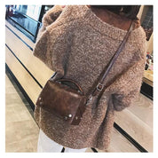 Skylar | Vintage Compact Handbag with Crossbody Strap