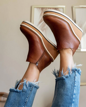 ANN | Stylish Wedge Boots for Your Style