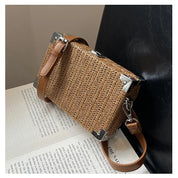 Rain | Trendy Crossbody Box Bag with Metallic Accents