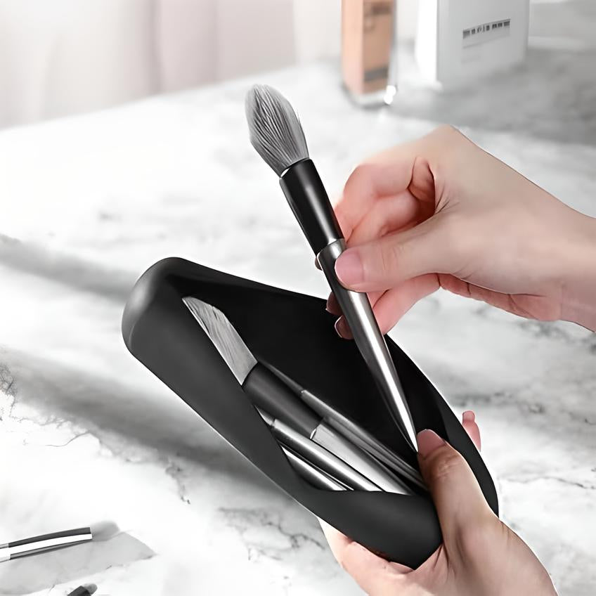 Isla | 3-Piece Makeup Brush Case Set