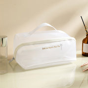 Mila | Spacious Travel Toilet Bag Made of Mesh Material