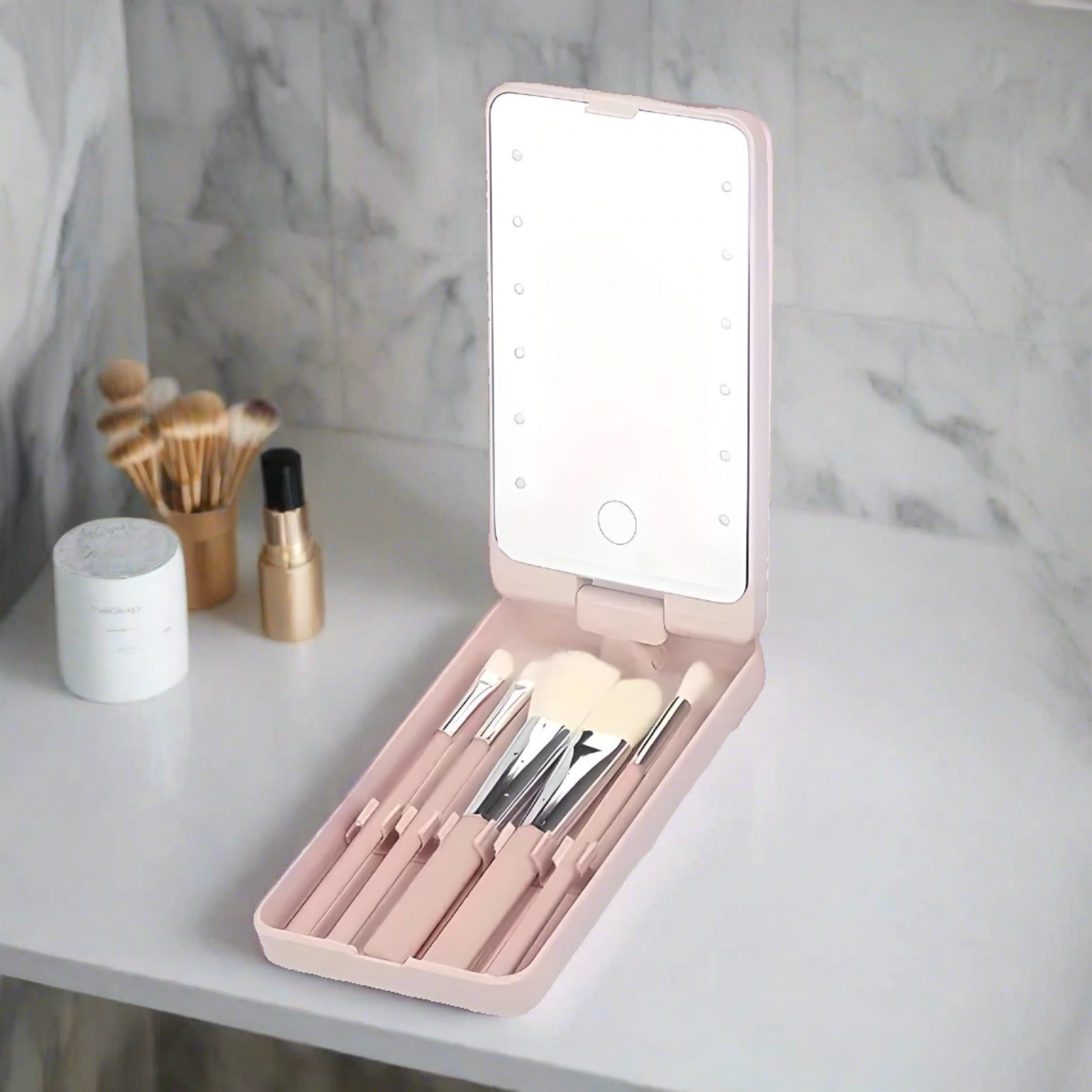 Rosalie | Stylish and Practical Travel Makeup Brush Set