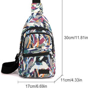Gracie | Nylon Waterproof  Colorful Sling Bag