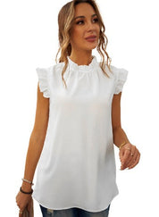 Thea | Elegant Sleeveless Halterneck Blouse