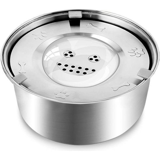 Stainless steel dog drink box with anti -mors function - Aquapaw