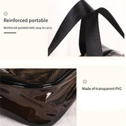 Clare | Clear and Practical Cosmetic Bag with Double Compartment