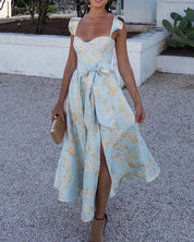 Marina | Refined Long Dress with Ruffles