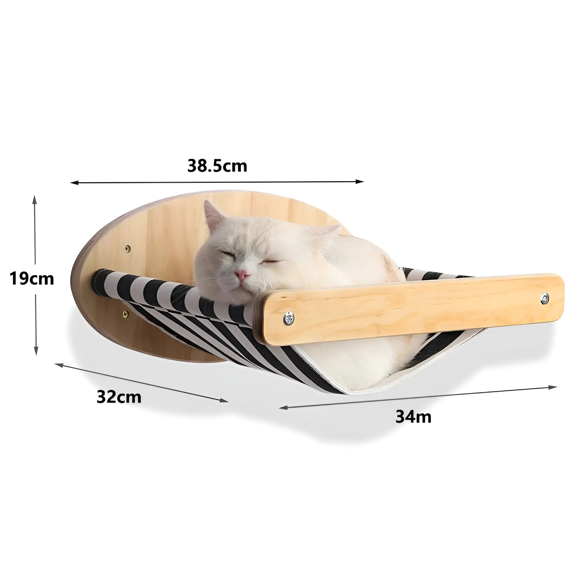 Wall climbing board for cats with scratching post - Climbpaws