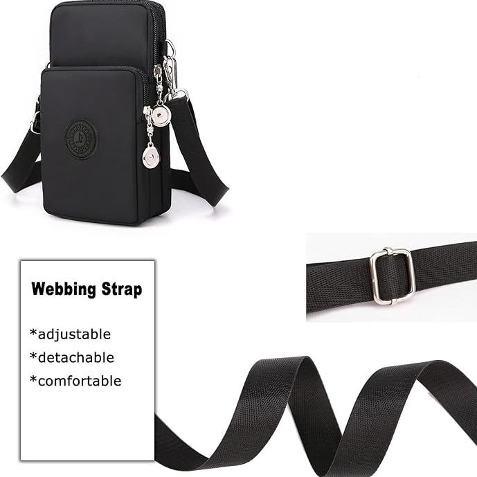 Allyson| Waterproof Compact Multi-Pocket Crossbody Bag for Daily Essentials