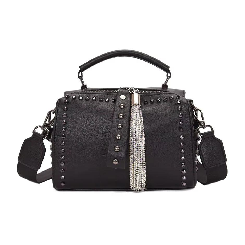 Anya | Elegant Shoulder Bag with Studded Details and Stylish Accents