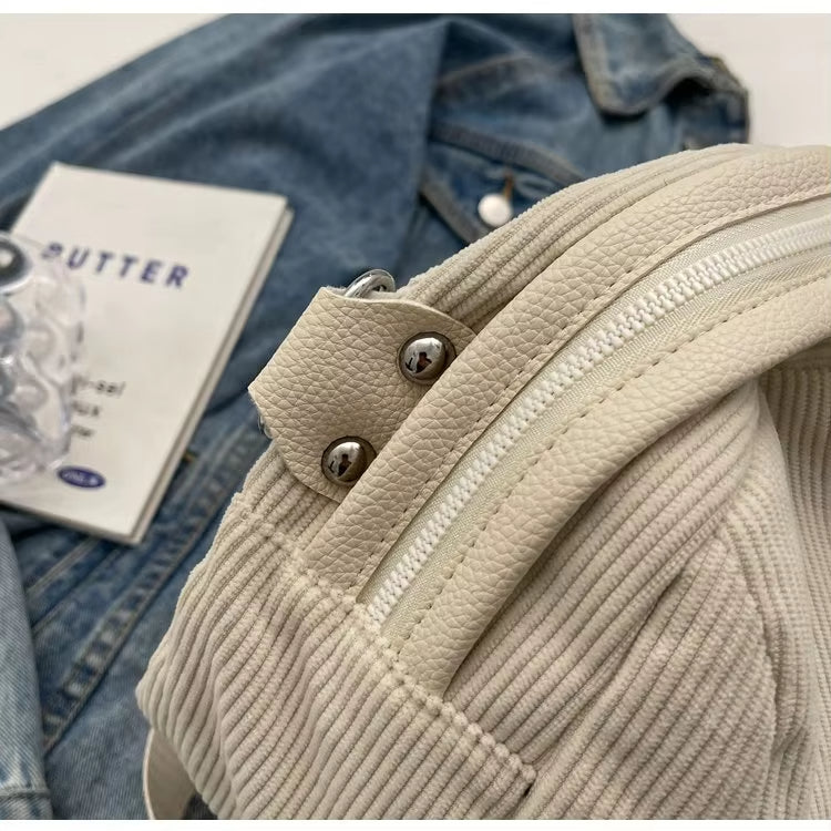 Rachel | Casual Everyday Corduroy Crossbody Bag