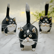 Unique Handmade Cats Christmas Ornament - Purrfect Holiday Pendants