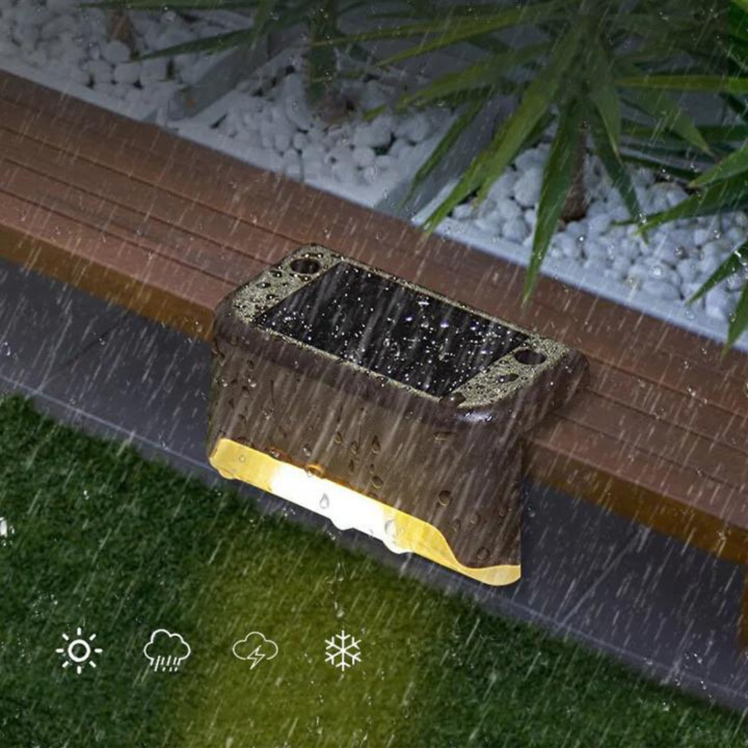 Solar Lights Outdoor - Weatherproof LED Wall Lamp for Driveways & Pathways-3